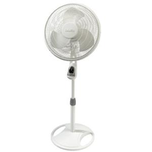 Lasko Products 16" Oscillating Stand Fan Wht
