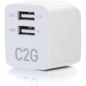 C2g Usb Ac Adapter 2.1a Dual Port