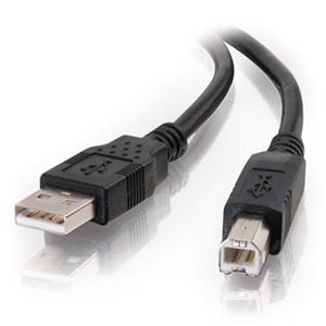 C2g 2m Usb 2.0 a B Cable Black