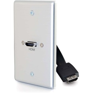 C2g Al Single Gang Wp Hdmi Pigtail