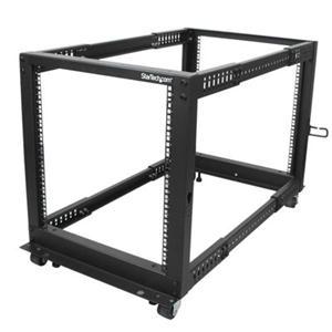 Startech.com 12u Adj Depth 4 Post Rack