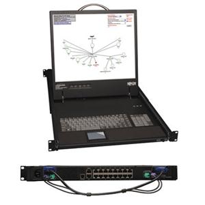 Eaton 16 Port Cat5 Ip Kvm Switch 19"