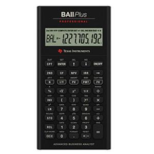 Texas Instruments Ti Ba Ii Plus Pro Calculator