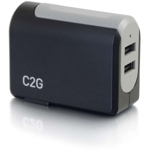 C2g 2 Port Usb Wall Chgr Ac Usb