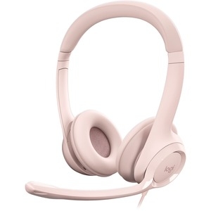 Logitech Core H390 Usb Computer Hdst Rose