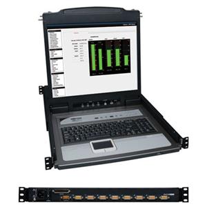 Eaton 8 Port Kvm Switch 19" Lcd