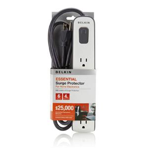 Belkin 6-outlet Surge with 4' Cord