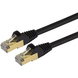 Startech.com 12ft Black Cat6a Stp Cable