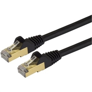 Startech.com 15ft Black Cat6a Stp Cable