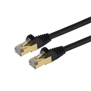 Startech.com 7ft Black Cat6a Stp