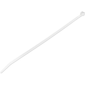 Startech.com 100 Pk Xl 10" White Cable Ties