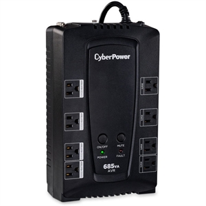 Cyberpower 685va 390w Ups W Avr