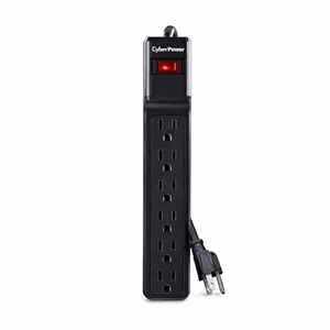 Cyberpower Essential Surge 6 Out 4' Cord