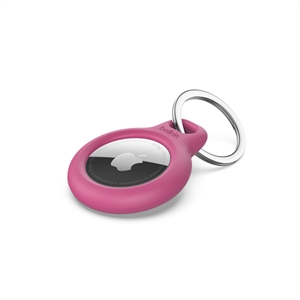 Belkin Secure Hldr Keyring Airtag Pnk