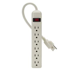 Belkin 6 Outlet Plastic Power Strip