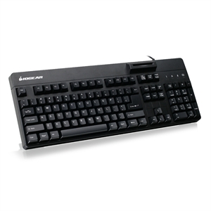 Iogear 104 Key Keyboard W Cac Reader
