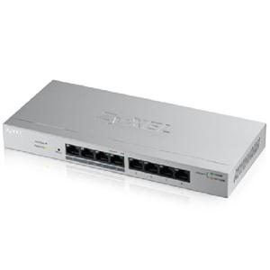 Zyxel Communications Fanless 8 Port Gbe Poe Plus