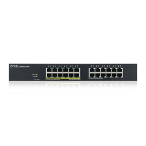 Zyxel Communications 24 Port Gig Poe Smart Switch