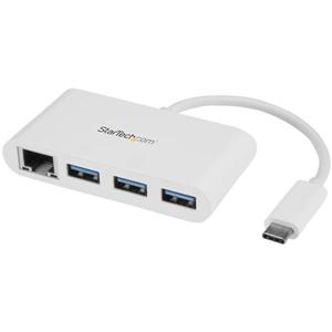 Startech.com 3pt Usb 3 Hub Plus Gbe