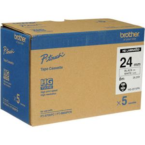 Brother Mobile Solutions Black Ink on White Tape