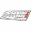 Logitech Core Pop Icon Keys Off White Orange