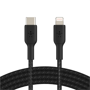 Belkin 2m Braided Usbc Ltng Cbl Blk