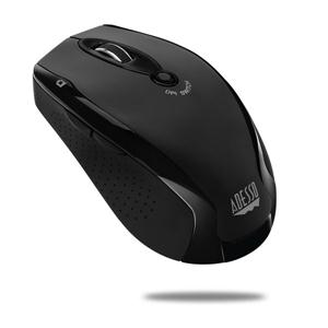 Adesso Inc. Wireless Ergo Desktop Mouse Bk