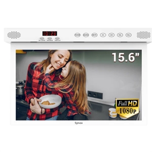 Sylvox Tv Kitchen Tv White 15.6
